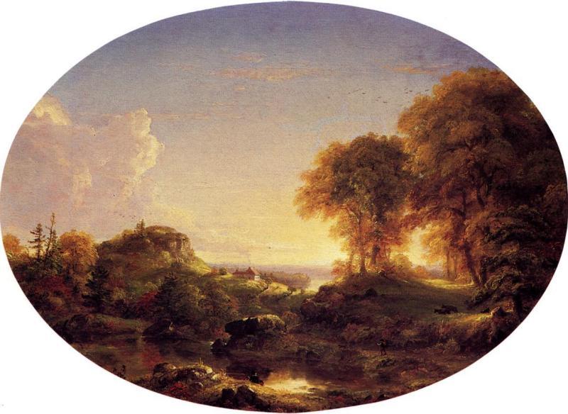 Thomas Cole Catskill Landscape oil painting picture